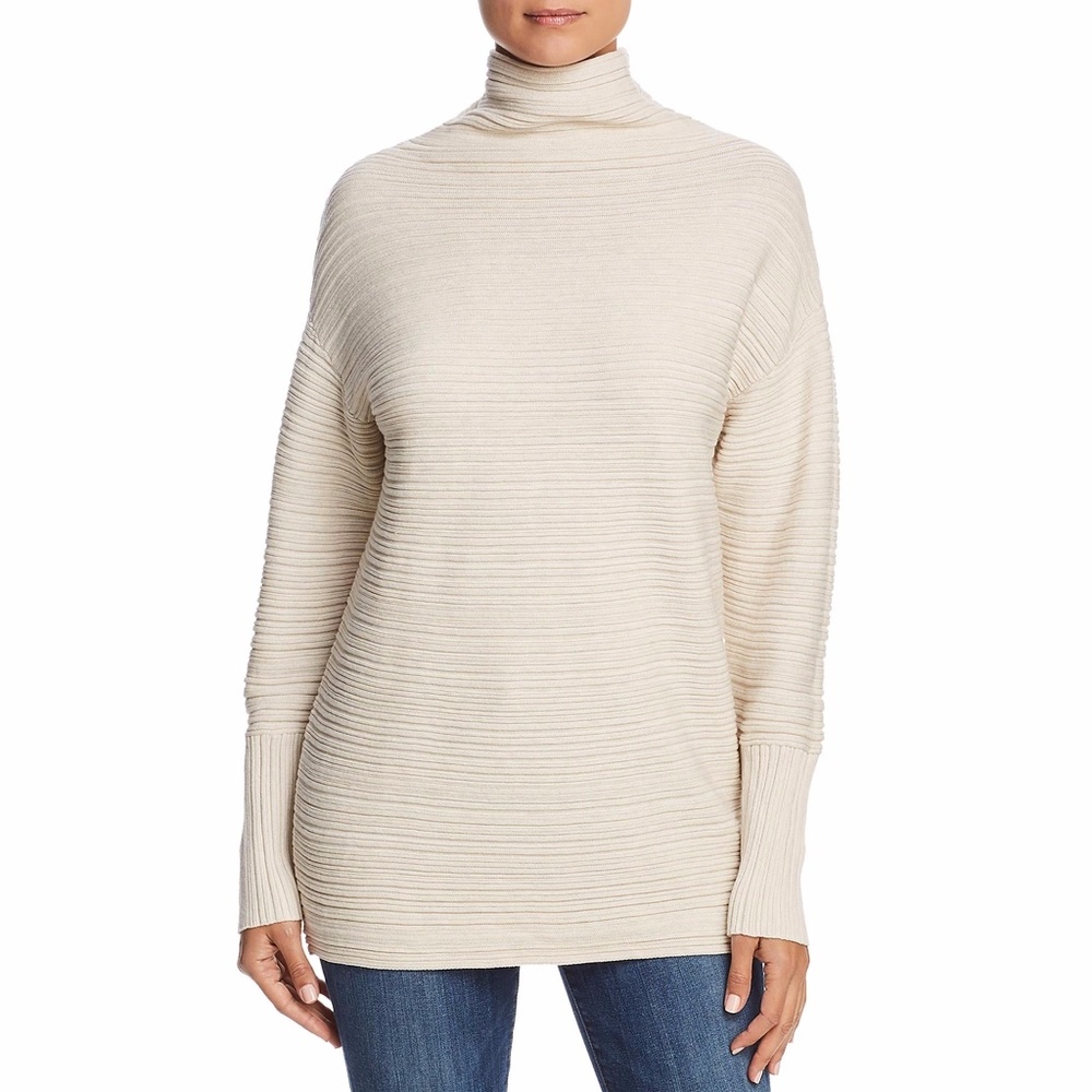 Nic + Zoe Fall Nights Ribbed Mock Neck Pullover